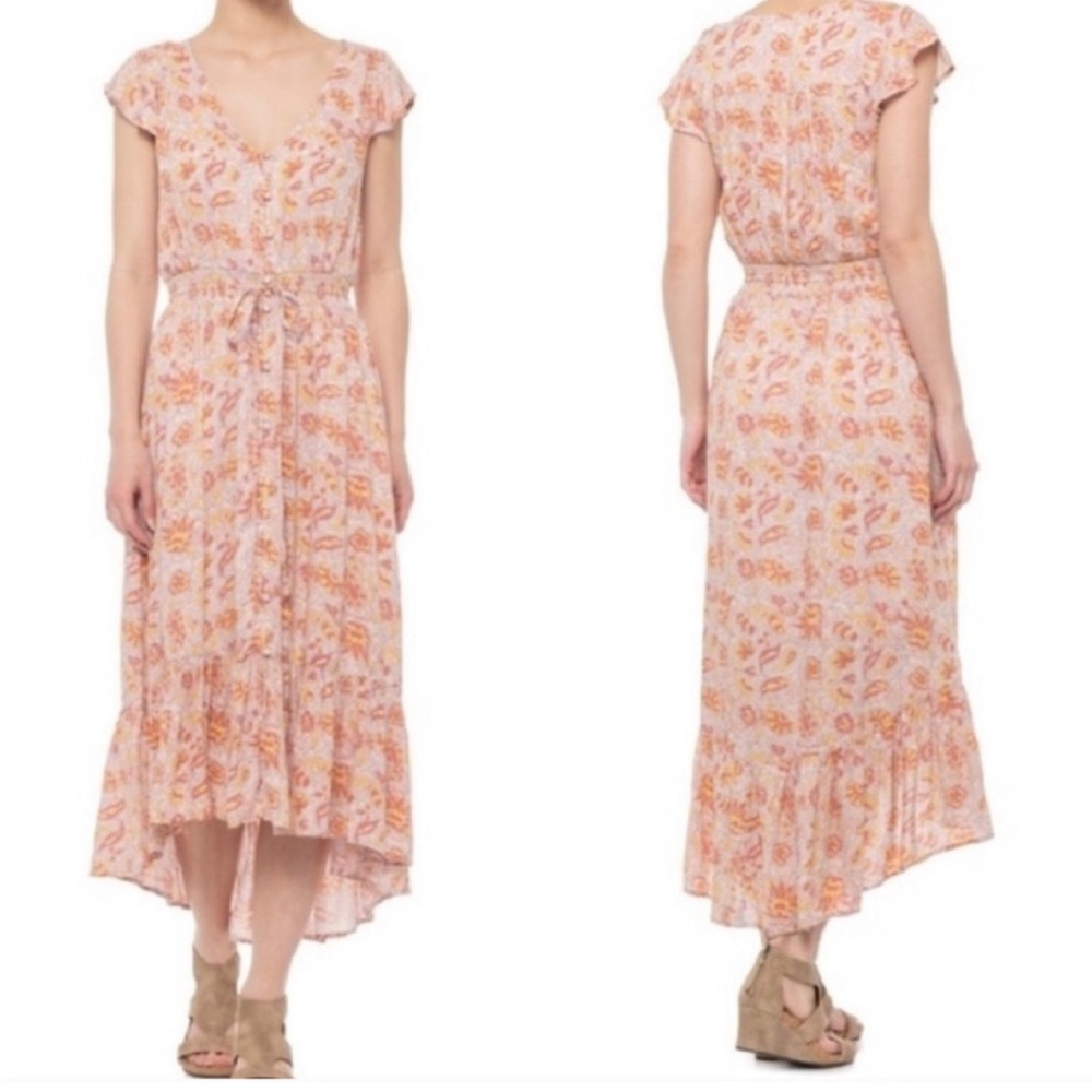 NWT Lucky Brand paisley / floral print midi dress